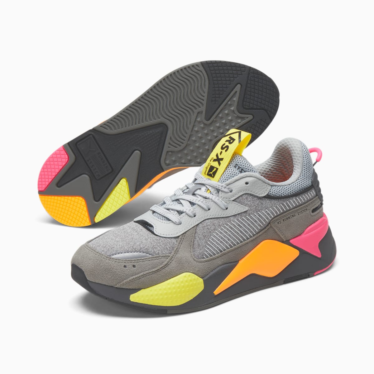 Pánské Tenisky Puma RS-X Highlighter Šedé/Růžové | PU9782-C62