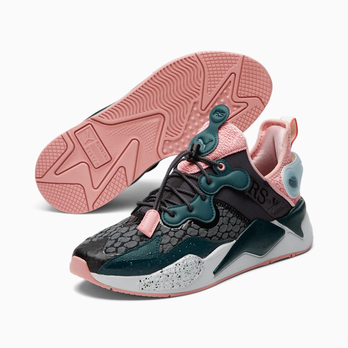 Pánské Tenisky Puma RS-X T3CH Craken Černé/Tmavě Tyrkysové | PU5203-L73