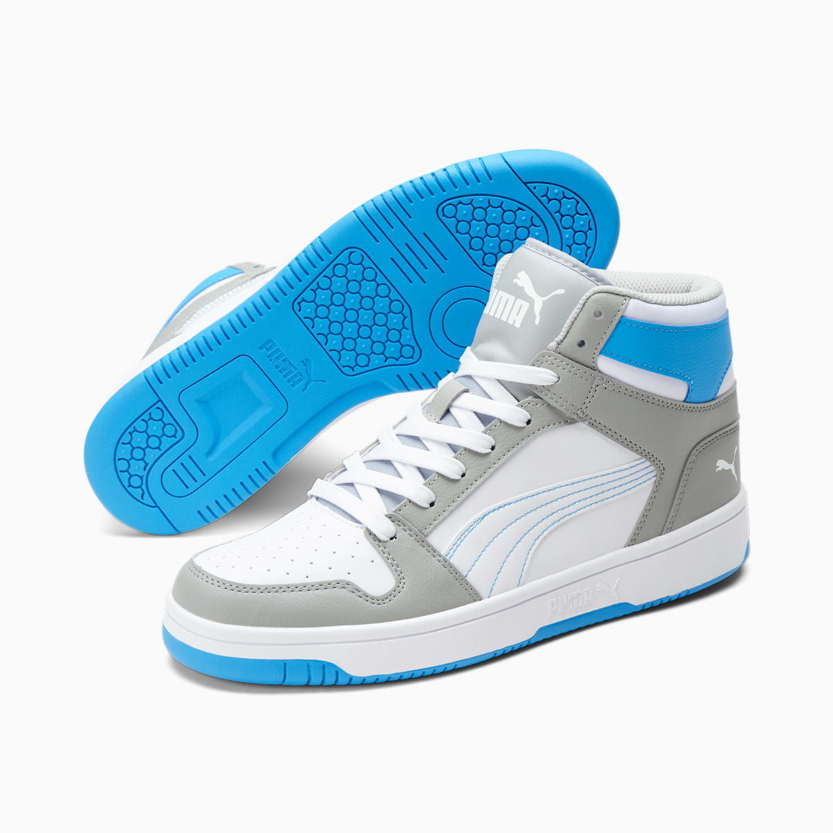 Pánské Tenisky Puma Rebound LayUp Bílé/Blankyt | PU6184-T59