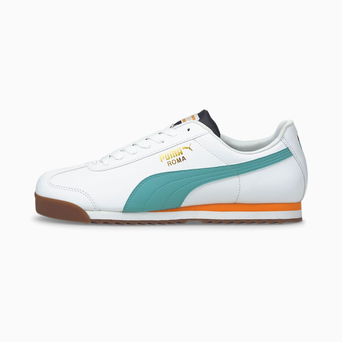 Pánské Tenisky Puma Roma Basic+ Bílé/Zelene | PU7205-L13