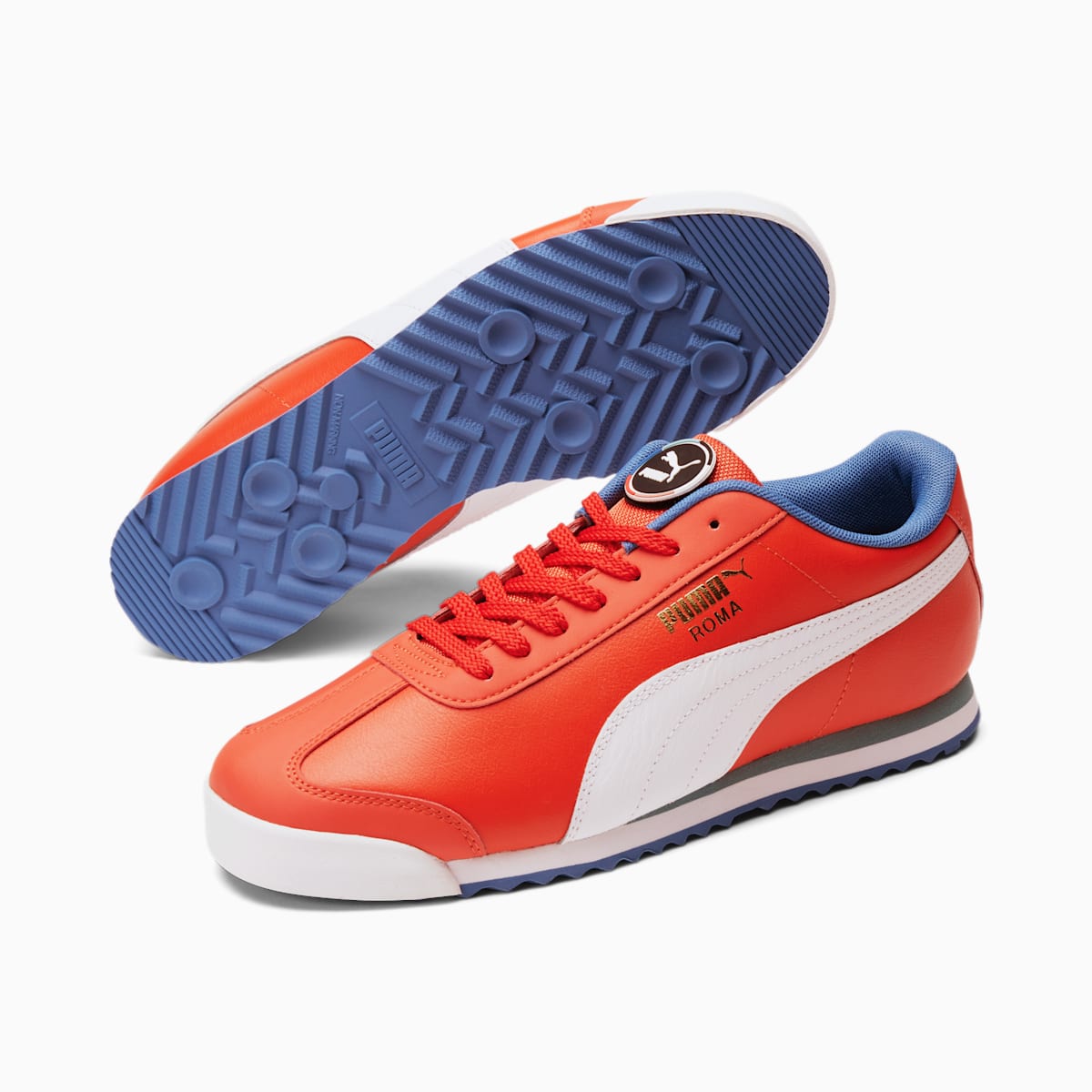 Pánské Tenisky Puma Roma Go For Oranžové/Bílé/Blankyt | PU2361-Z09