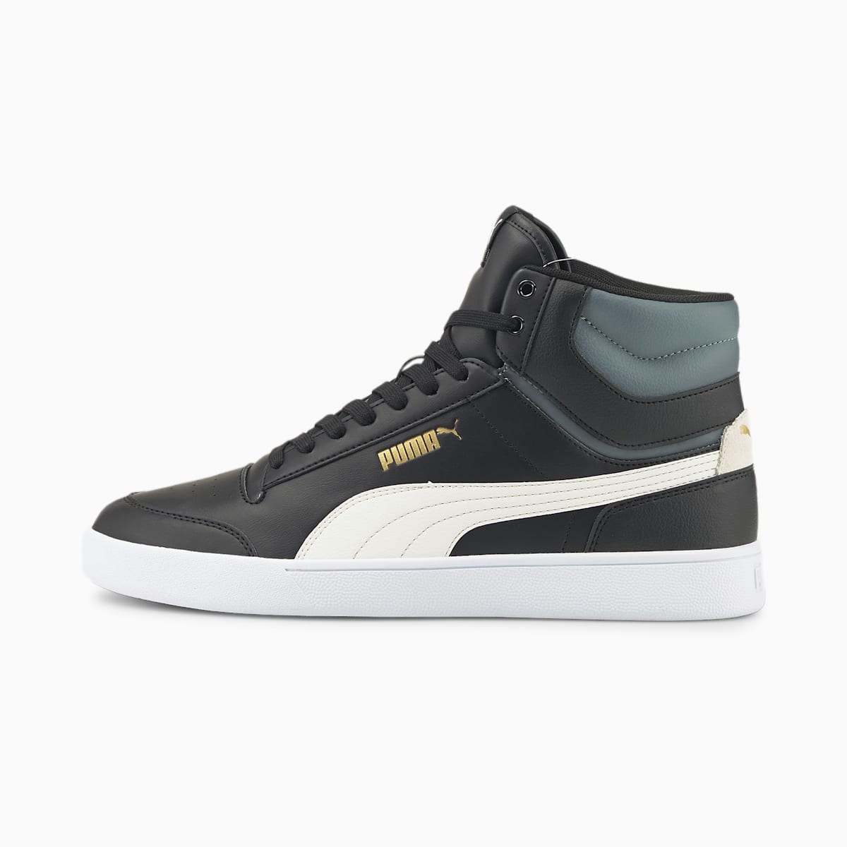 Pánské Tenisky Puma Shuffle Mid Černé/Šedé/Zlaté | PU4023-F91