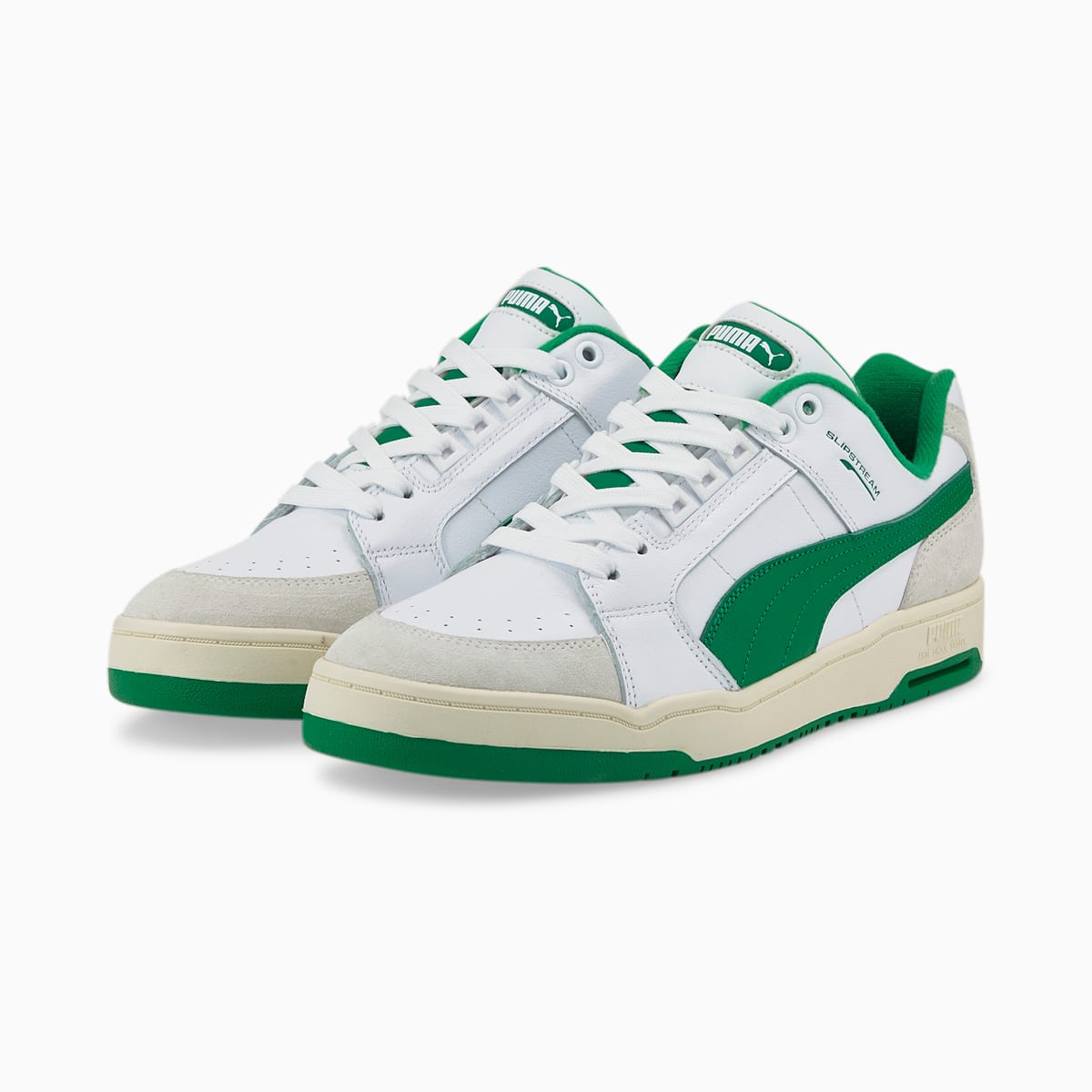 Pánské Tenisky Puma Slipstream Lo Retro Bílé/Zelene | PU2834-C68