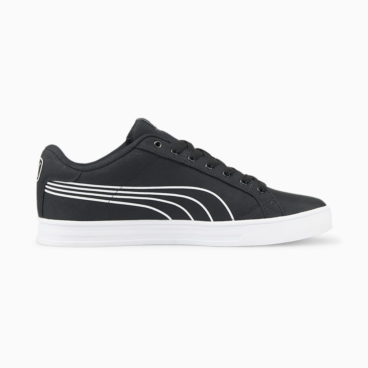 Pánské Tenisky Puma Smash Vulc v3 Lo CV Černé/Bílé | PU6072-W85