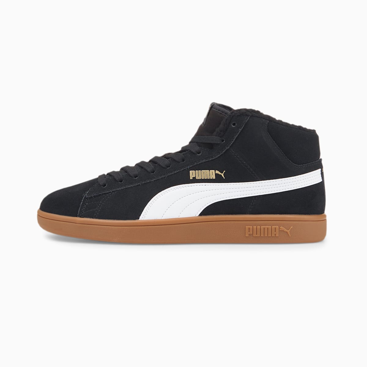 Pánské Tenisky Puma Smash v2 Mid Winter Černé/Bílé | PU5396-M67