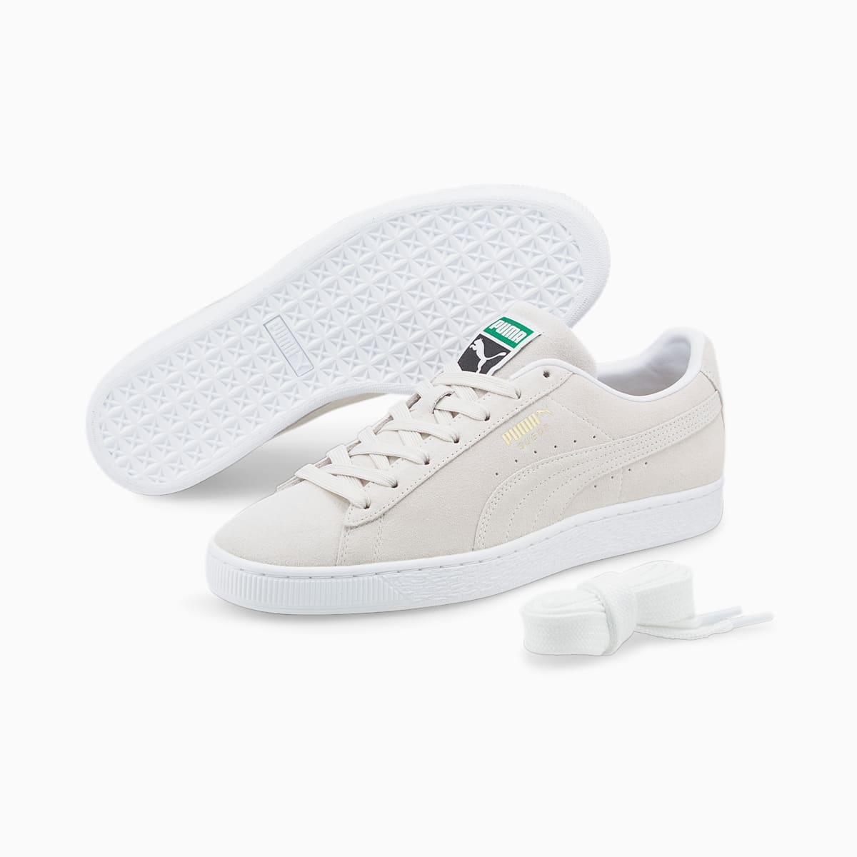 Pánské Tenisky Puma Suede Classic XXI Bílé | PU4619-B21