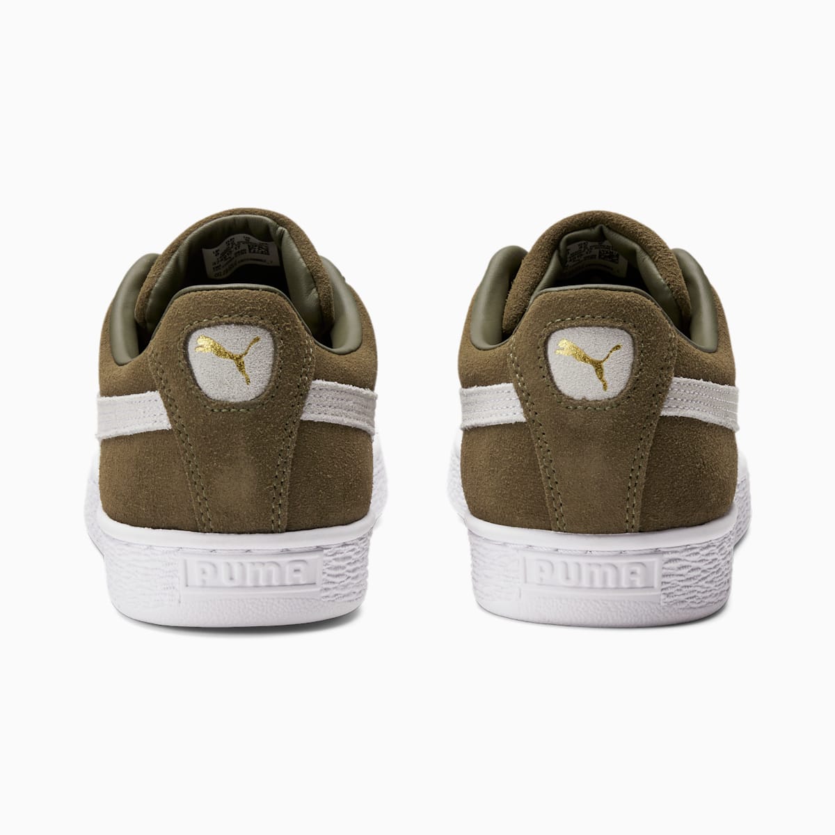 Pánské Tenisky Puma Suede Classic XXI Tmavě Olivy Zelené/Bílé/Zlaté | PU6540-W91