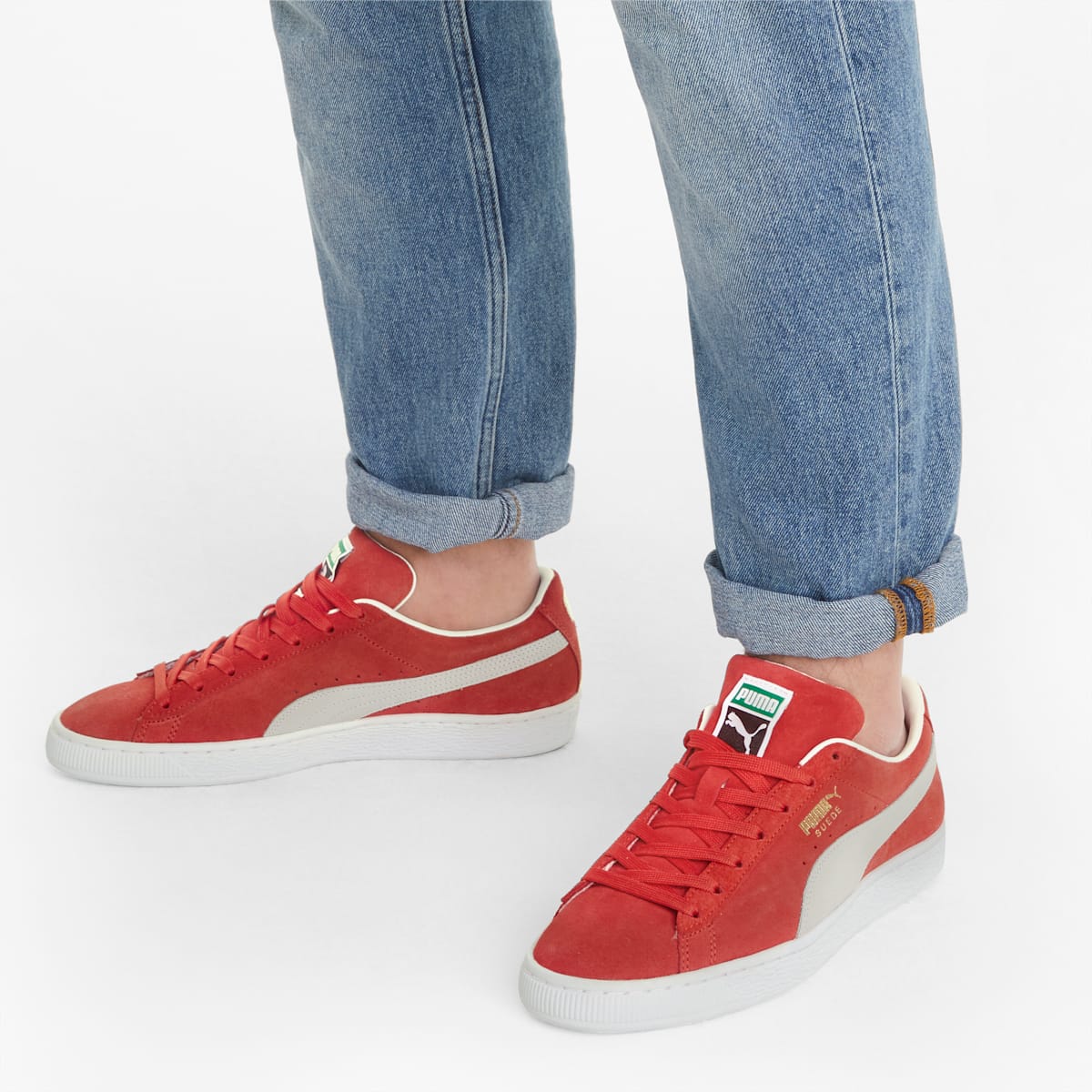 Pánské Tenisky Puma Suede Classic XXI Červené/Bílé | PU1568-A45