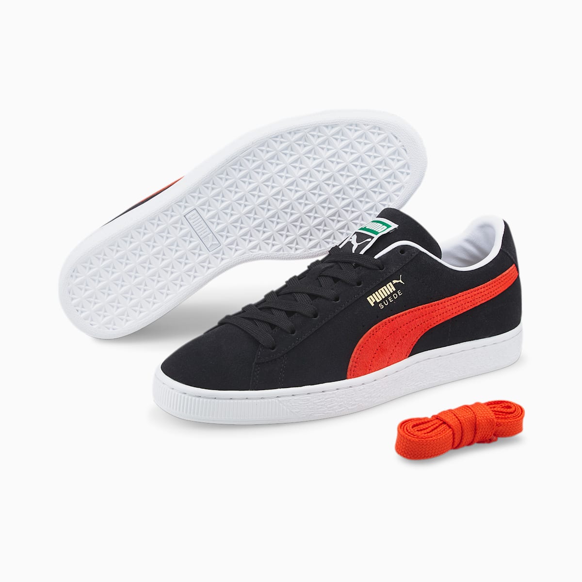 Pánské Tenisky Puma Suede Classic XXI Černé/Růžové | PU5793-Y71