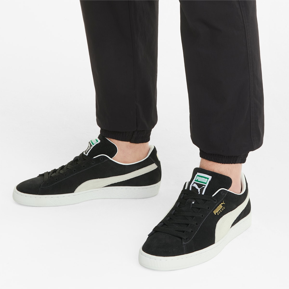 Pánské Tenisky Puma Suede Classic XXI Černé/Bílé | PU5907-Z06