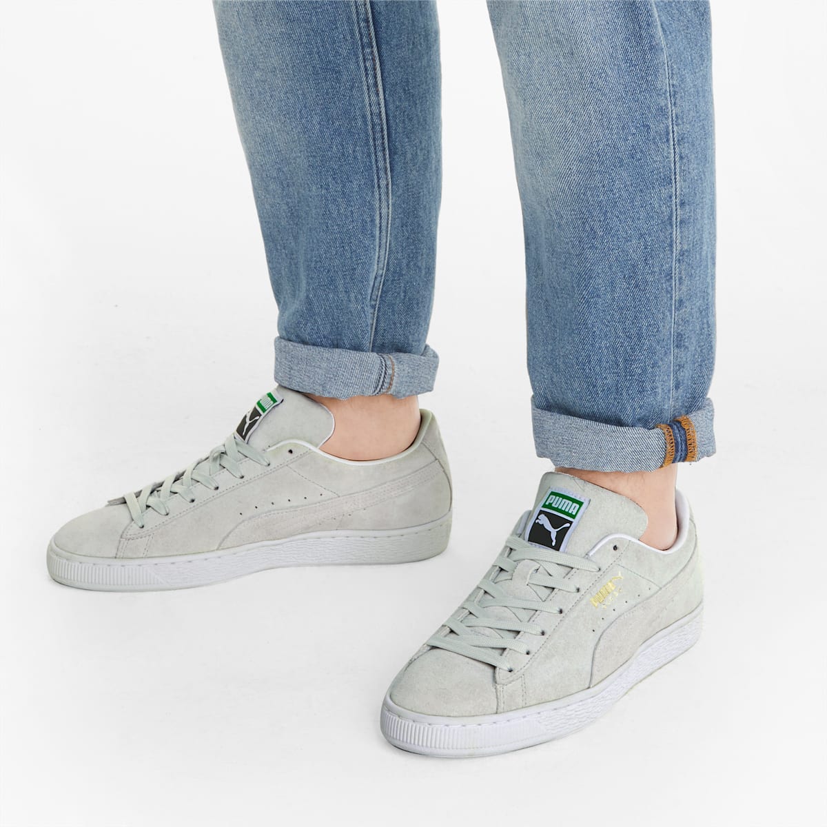 Pánské Tenisky Puma Suede Classic XXI Šedé Fialové/Bílé | PU2367-K70