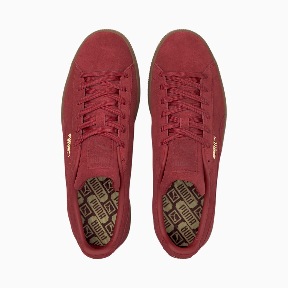 Pánské Tenisky Puma Suede Gum Červené | PU0984-M41