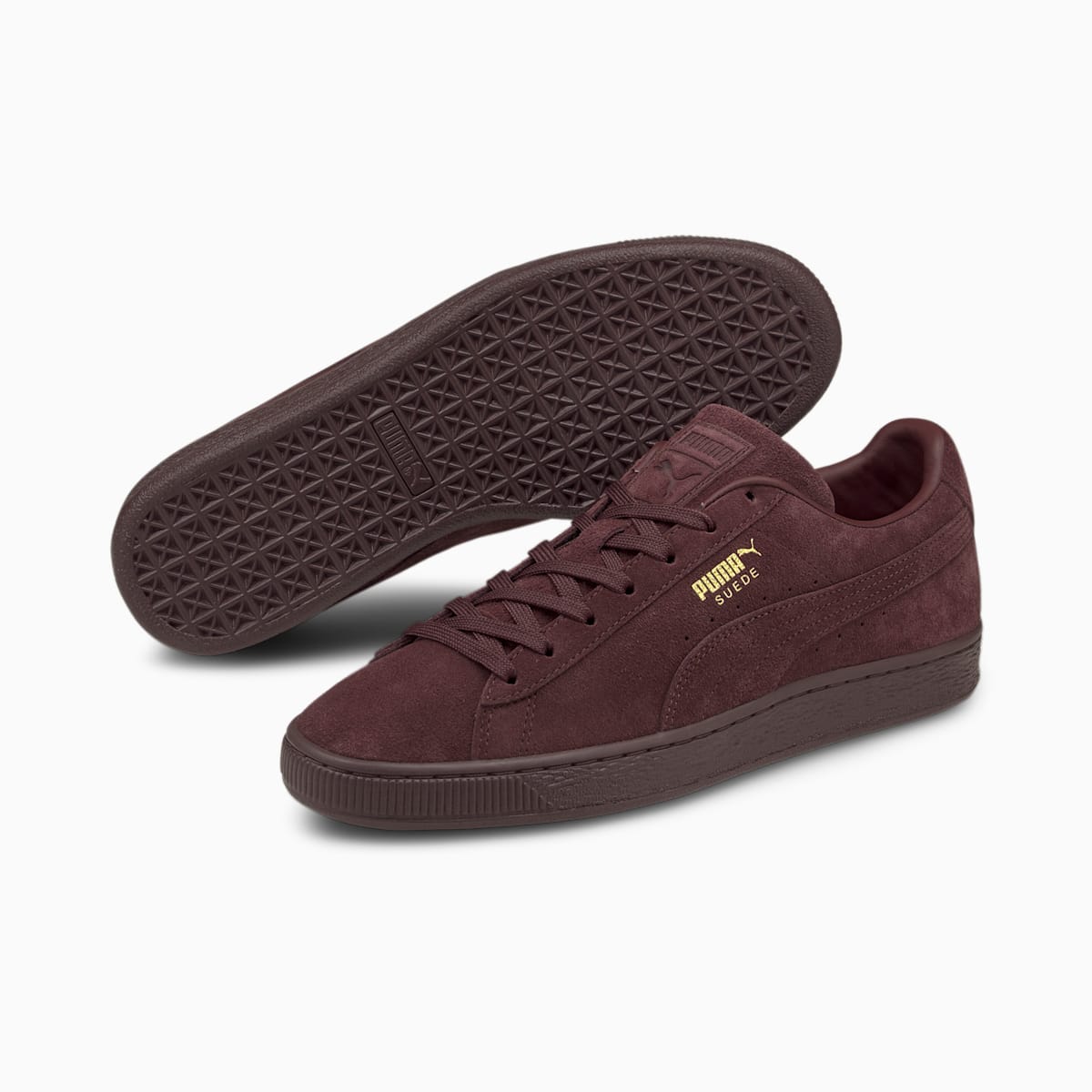 Pánské Tenisky Puma Suede Mono XXI Vínové | PU9031-P28