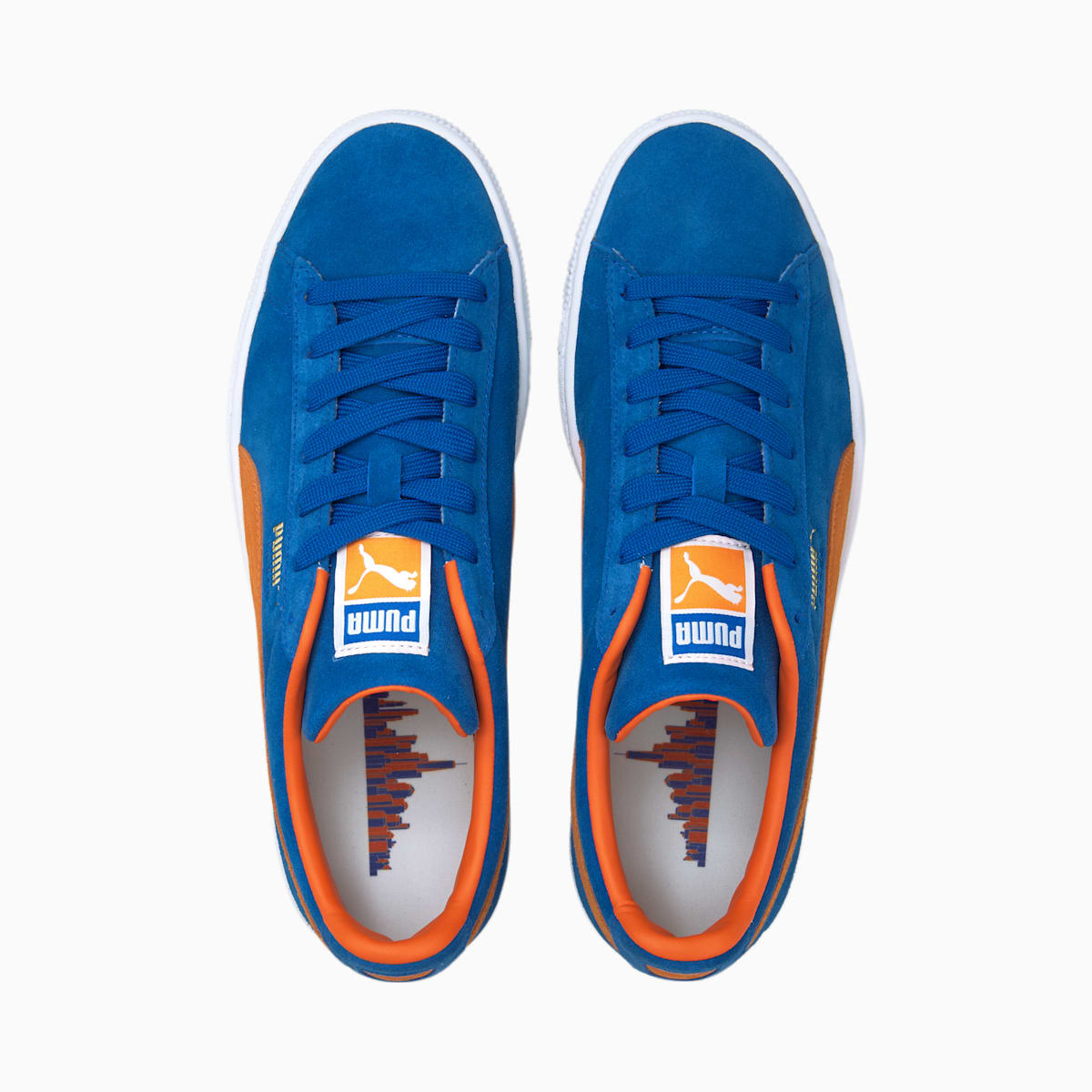 Pánské Tenisky Puma Suede Teams Královská Modrá/Oranžové | PU5387-J92