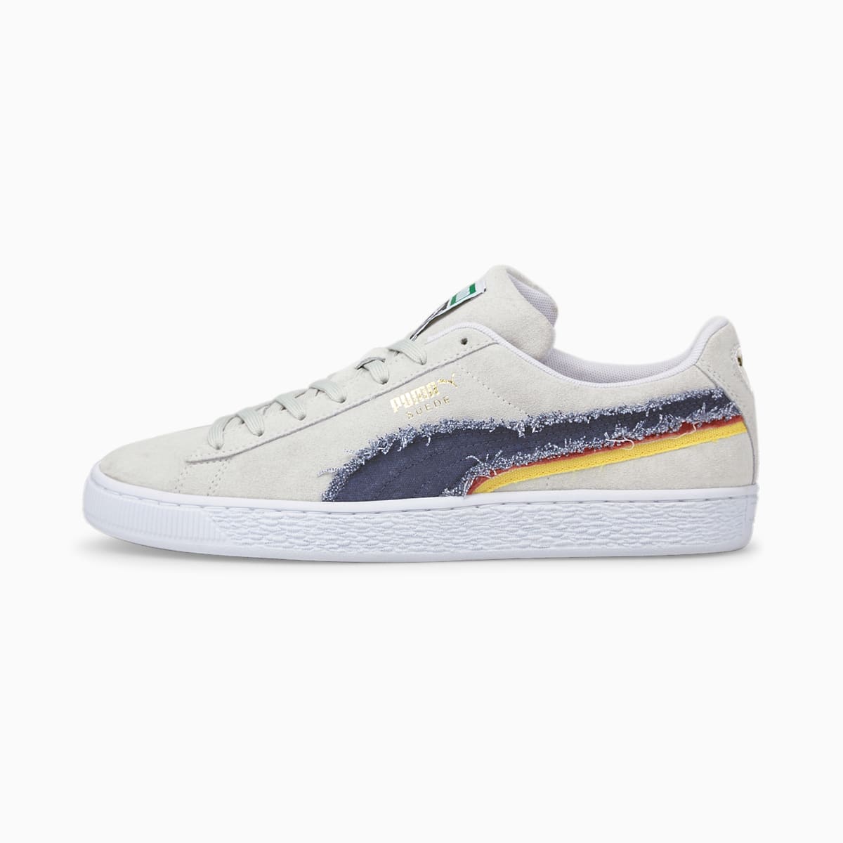 Pánské Tenisky Puma Suede Triplex Denim Bílé/Tmavě Blankyt | PU1529-M51