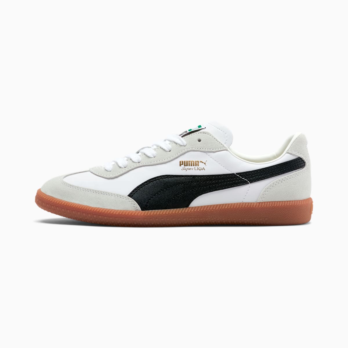 Pánské Tenisky Puma Super Liga OG Retro Bílé/Černé/Zlaté | PU4285-X51