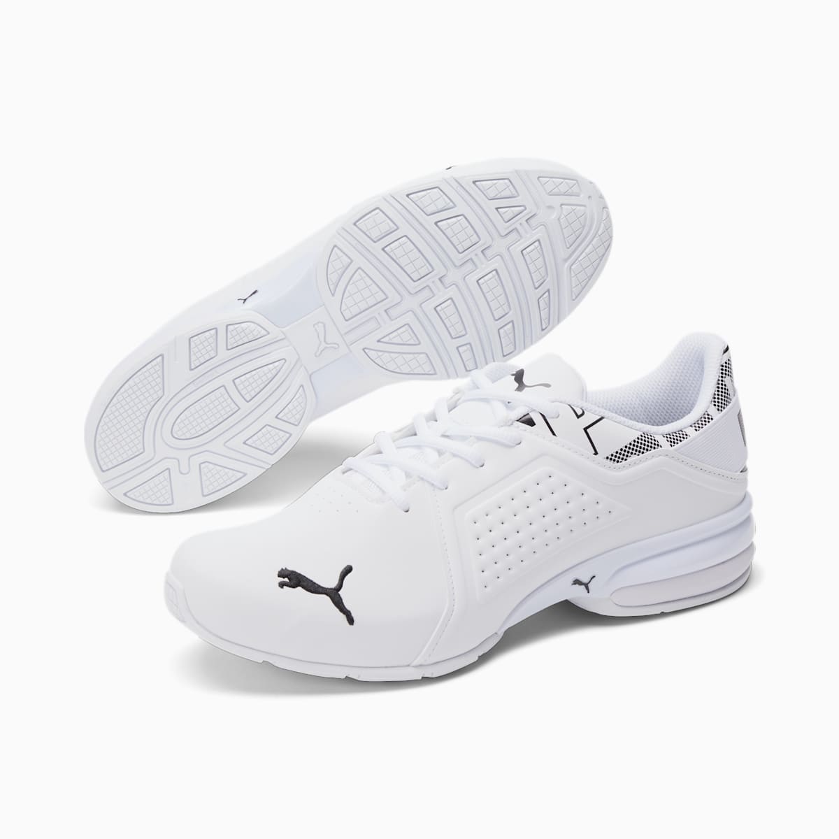 Pánské Tenisky Puma Viz Runner Repeat Bílé/Černé | PU2461-E97