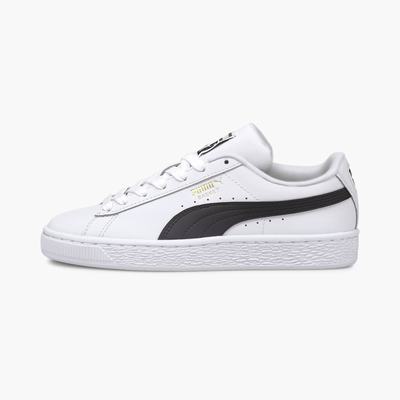 Chlapecké Tenisky Puma Basket Classic XXI JR Bílé/Černé | PU7825-F67