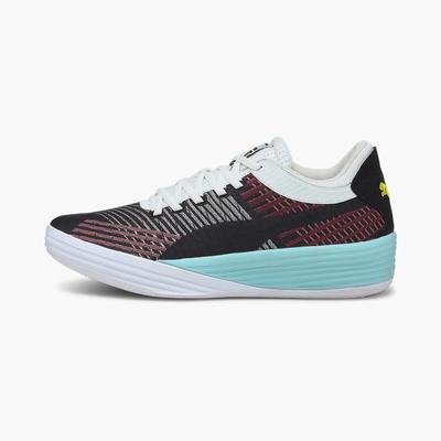 Dámské Basketbalové Boty Puma Clyde All-Pro Černé/Blankyt | PU9827-J52