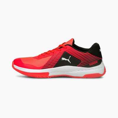 Dámské Házenkářské Boty Puma Varion Indoor Červené/Bílé/Černé | PU5619-N61