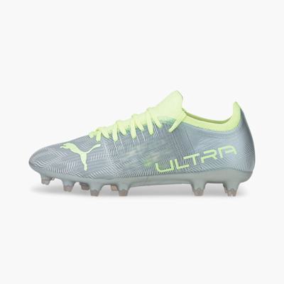 Dámské Kopačky Puma ULTRA 3.4 FG Stříbrné/Žluté | PU2874-W56