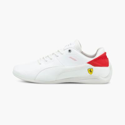 Dámské Moto Boty Puma Scuderia Ferrari Drift Cat Delta Bílé | PU8657-T68