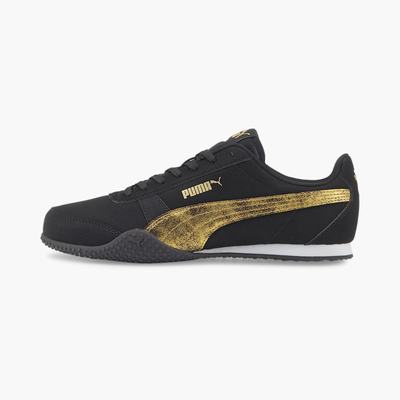 Dámské Tenisky Puma Bella Raw Metallics Černé/Zlaté | PU6097-T21