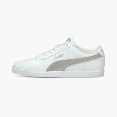 Dámské Tenisky Puma Carina Slim SL Bílé/Stříbrné | PU9405-V64