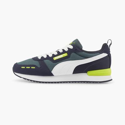 Dámské Tenisky Puma R78 Runner Tmavě Blankyt/Bílé/Světle Zelene | PU9107-Q31