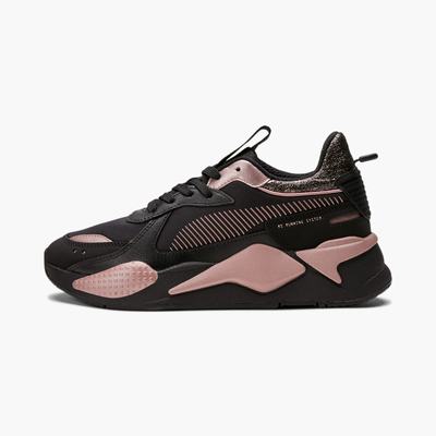 Dámské Tenisky Puma RS-X Black Rose Černé/Růžové Zlaté | PU4809-B79