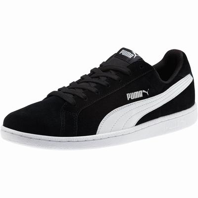 Dámské Tenisky Puma Smash Suede Černé/Bílé | PU1283-N76