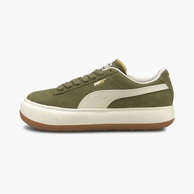 Dámské Tenisky Puma Suede Mayu UP Olivy Zelené | PU0576-E08