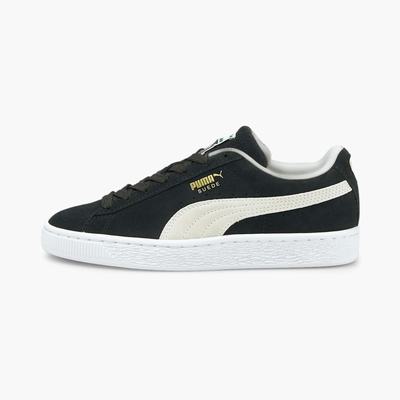 Dívčí Tenisky Puma Suede Classic XXI JR Černé/Bílé | PU0924-D52