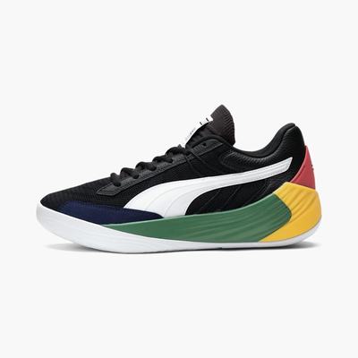 Pánské Basketbalové Boty Puma PUMA x BLACK FIVES Fusion NITRO Černé/Zelene | PU7698-Q32