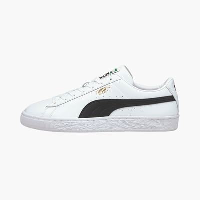 Pánské Boty Puma Basket Classic XXI Bílé/Černé | PU0241-E15