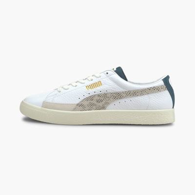 Pánské Tenisky Puma Basket Vintage Snake Bílé/Blankyt | PU5209-X68