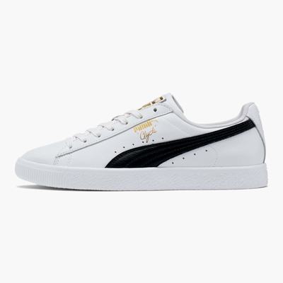 Pánské Tenisky Puma Clyde Core Foil Bílé/Černé/Zlaté | PU2650-J91