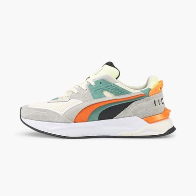 Pánské Tenisky Puma Mirage Sport Layers Bílé/Šedé Fialové/Tmavě Meruňka | PU4137-C95