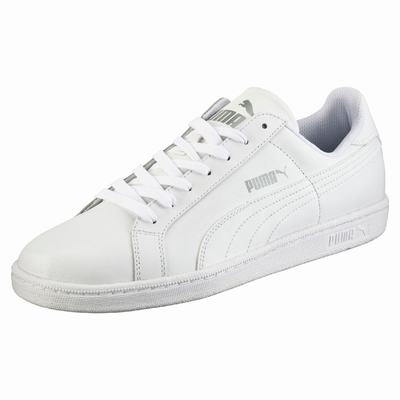 Pánské Tenisky Puma Smash Leather Bílé | PU0815-W93