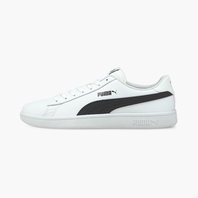 Pánské Tenisky Puma Smash v2 Bílé/Černé | PU4802-H42