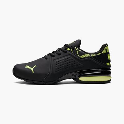 Pánské Tenisky Puma Viz Runner Repeat Černé/Žluté | PU9154-A47